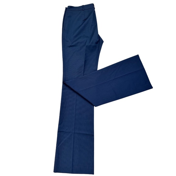 BOSS Navy Blue Pinstripe Slacks | Size 6 - Picture 3 of 4